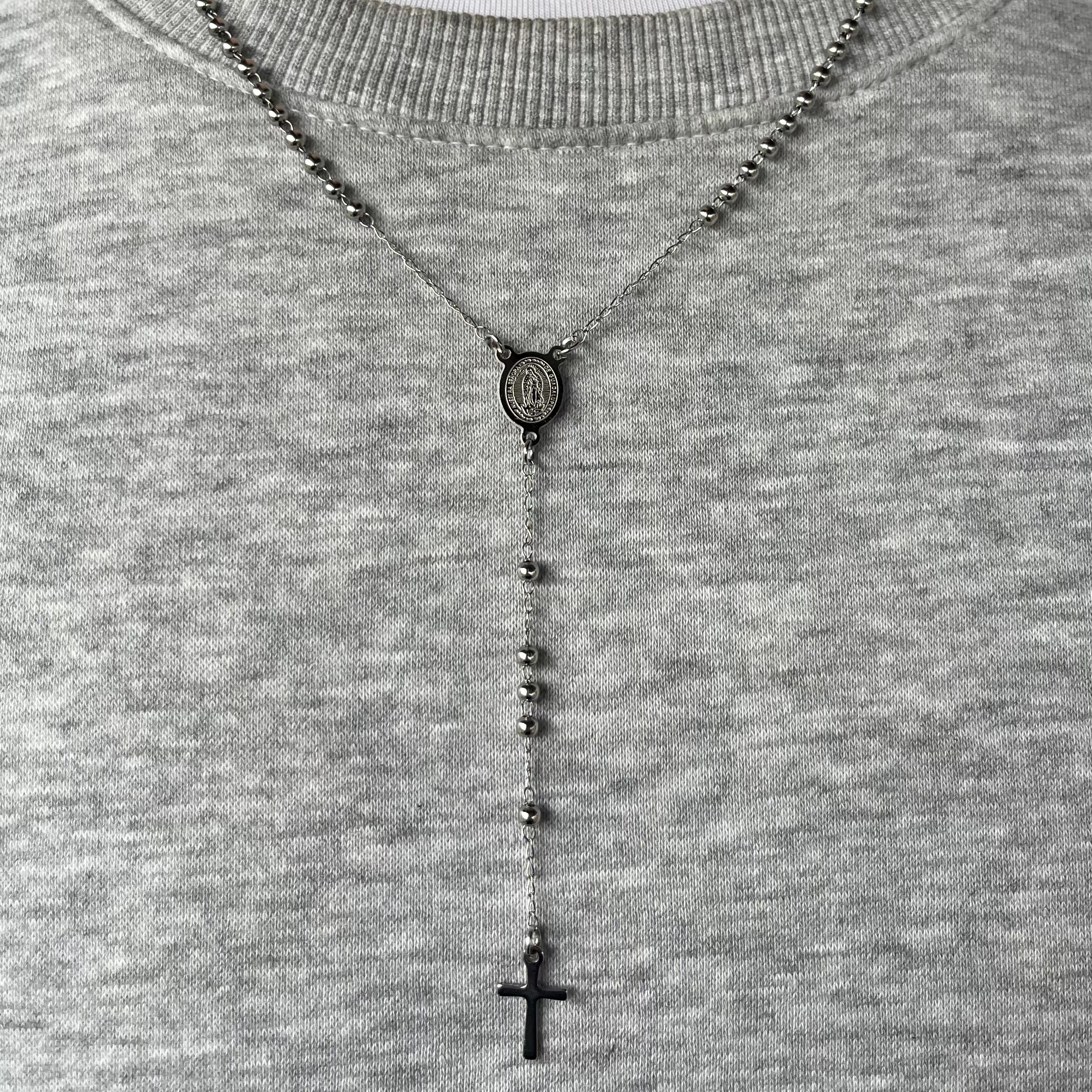 ROSENKRANZ KETTE SILBER