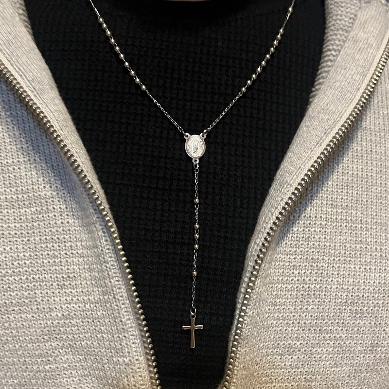 ROSENKRANZ KETTE SILBER